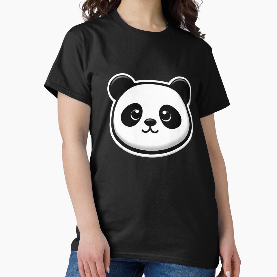 Cute Panda Face by MarkColeImaging