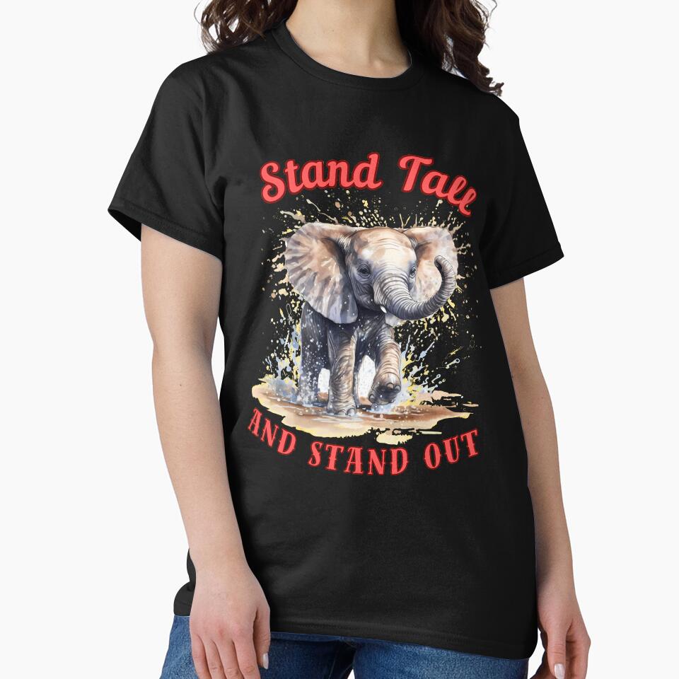 Stand Tall And Stand Out. happy elephant by ElephantVibes