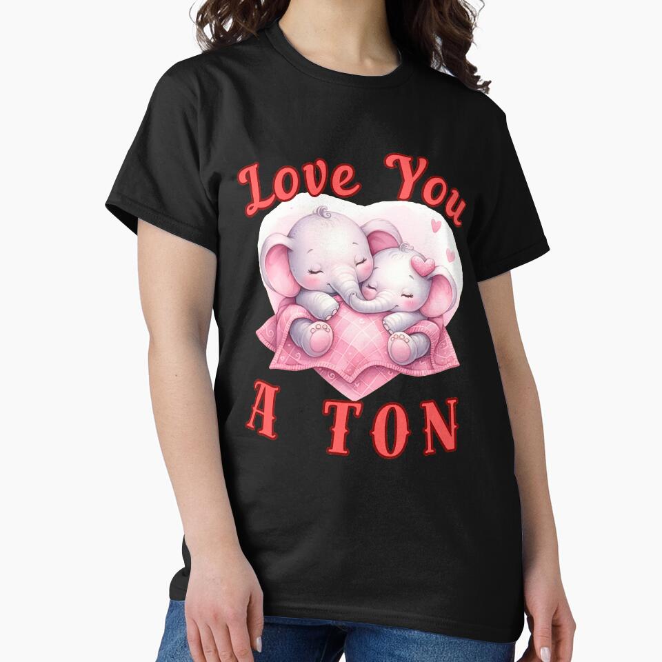 Love You A Ton. happy elephant by ElephantVibes