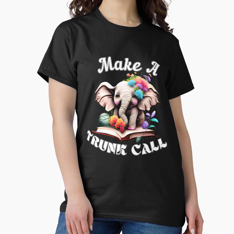 Make A Trunk Call. watercolor elephant by ElephantVibes