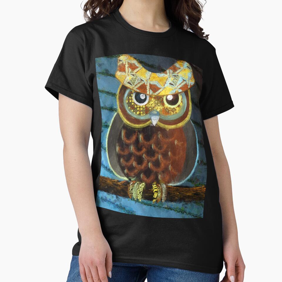 Snug Owl Painting by Kay Patterson