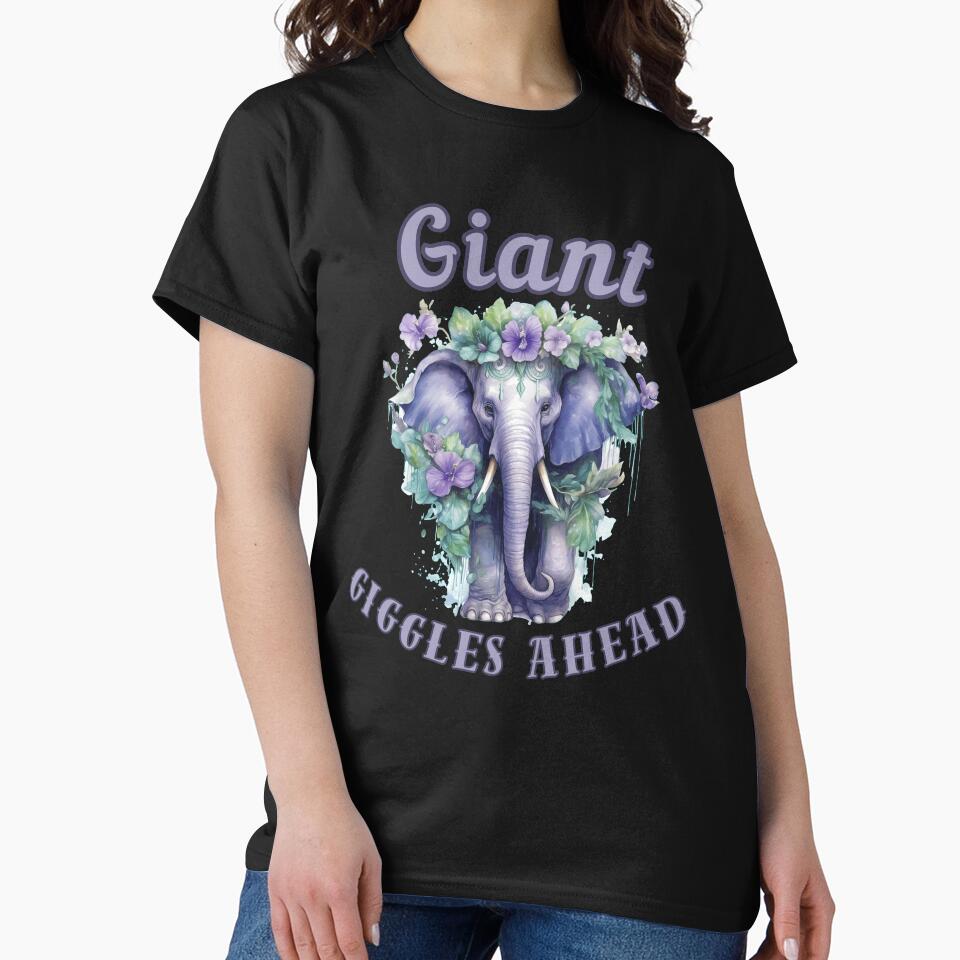 Giant Giggles Ahead. elephant quote by ElephantVibes