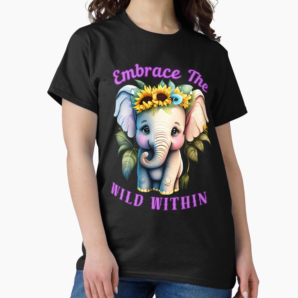 Embrace The Wild Within. elephant quote by ElephantVibes