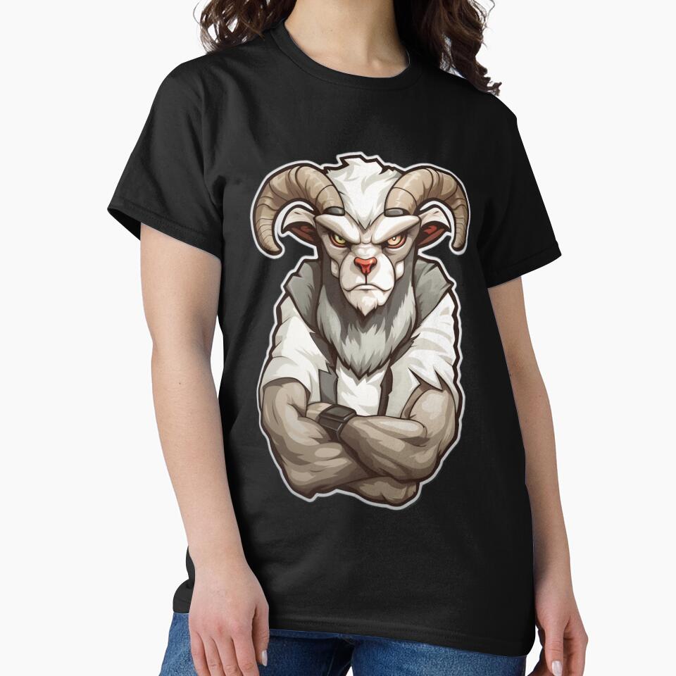Disgruntled Angry Goat by Krys-Designs