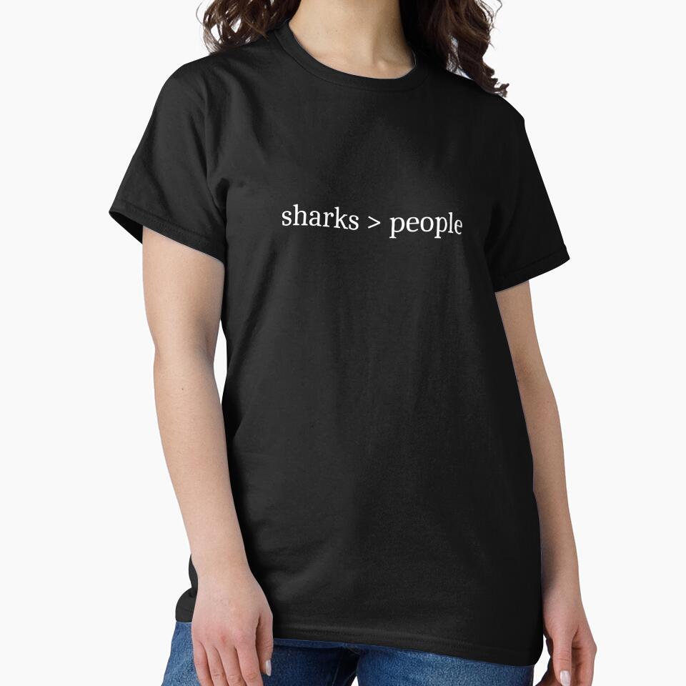 Sharks > People by Sleepy Cat Design