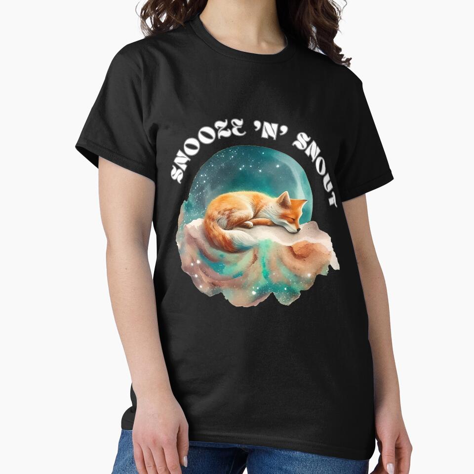 Snooze 'n' Snout. fox quote by FoxVibes