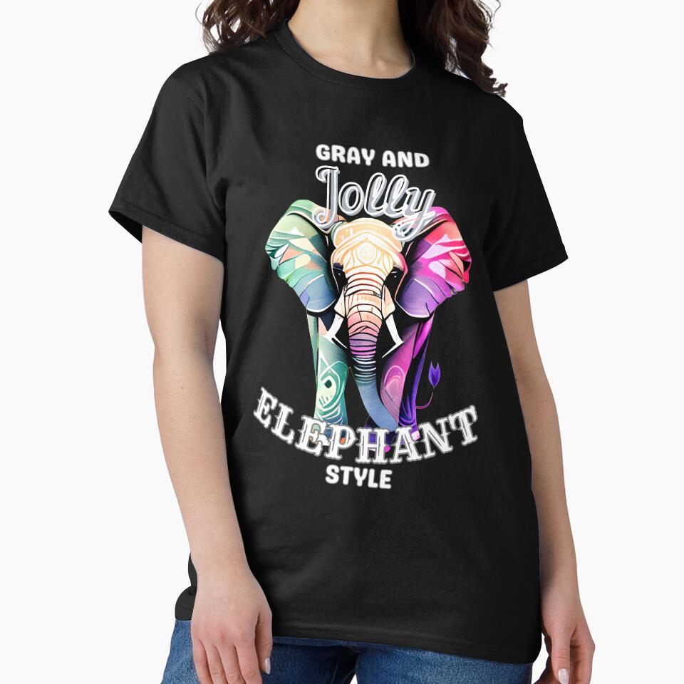 Gray and Jolly: Elephant Style by ElephantVibes
