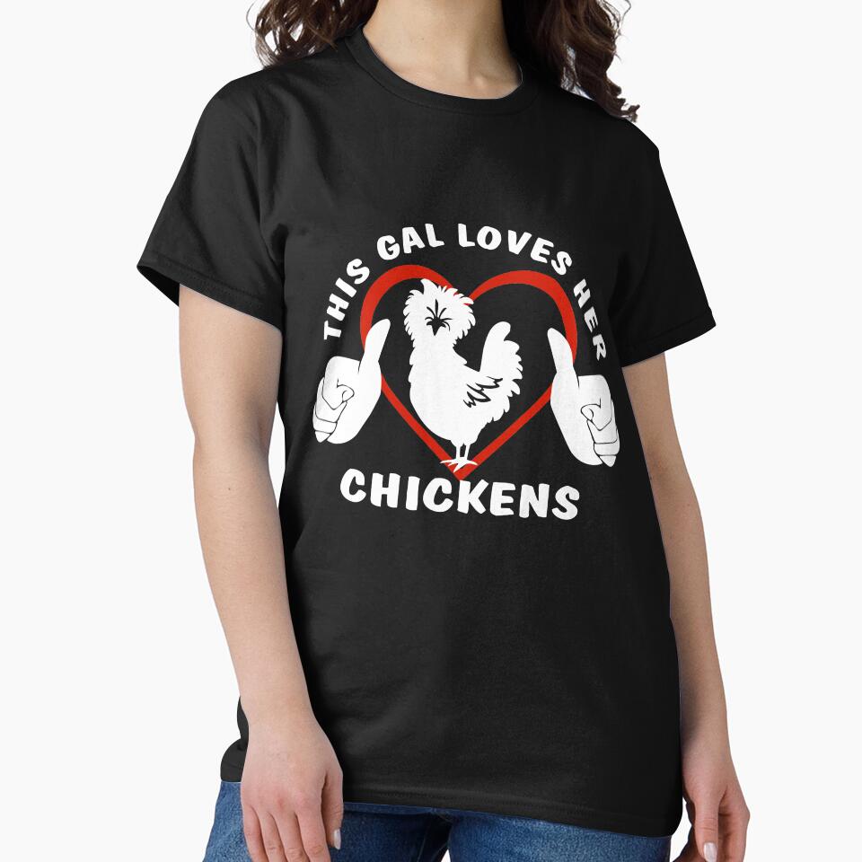 This Gal Loves Her Chickens | NickerStickers® on Redbubble by NickerStickers