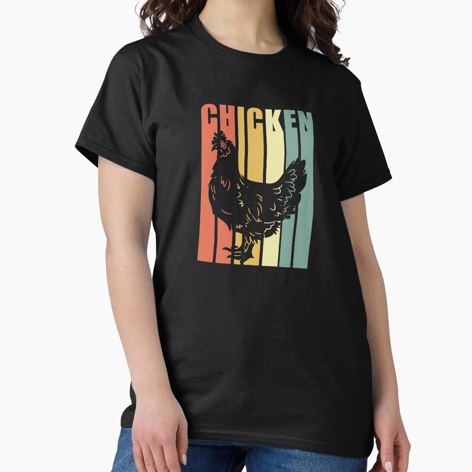 Vintage Chicken Farmer Farming Birthday Gift by haselshirt