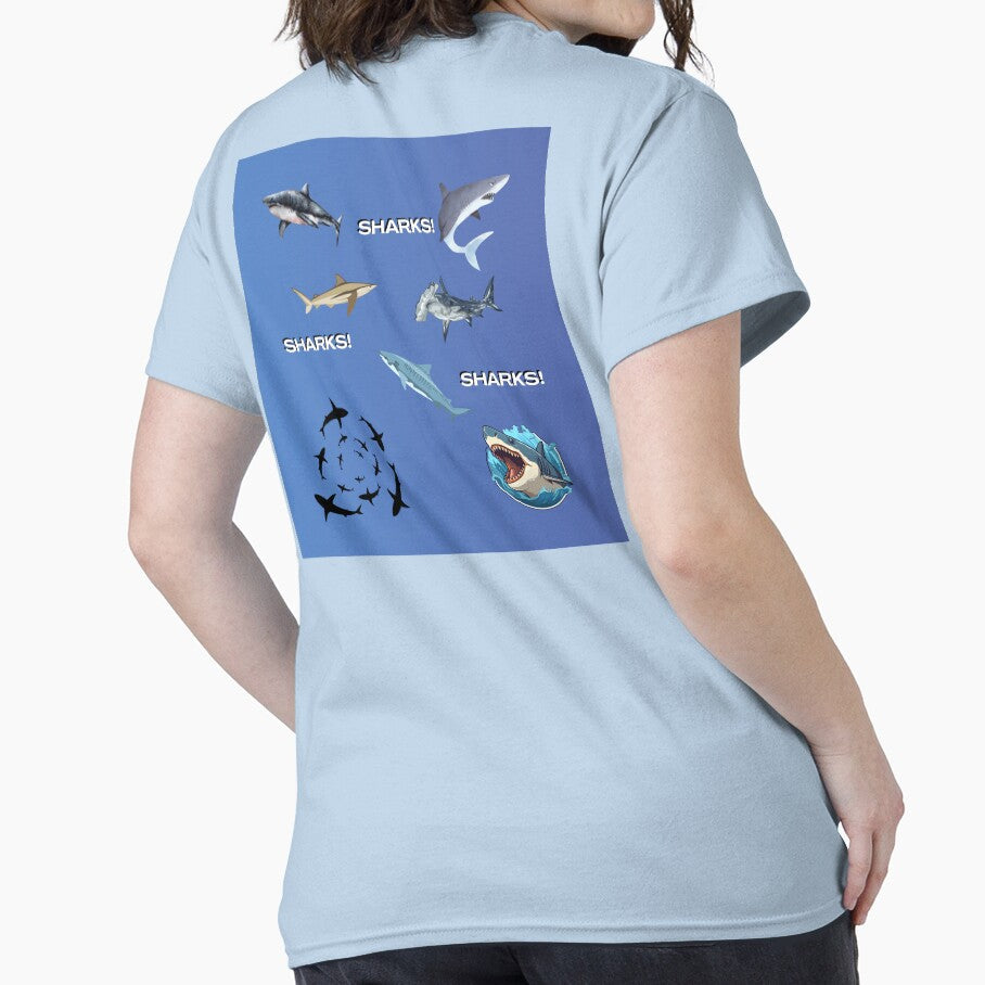 Shark T Shirts by HigherSelfMagic