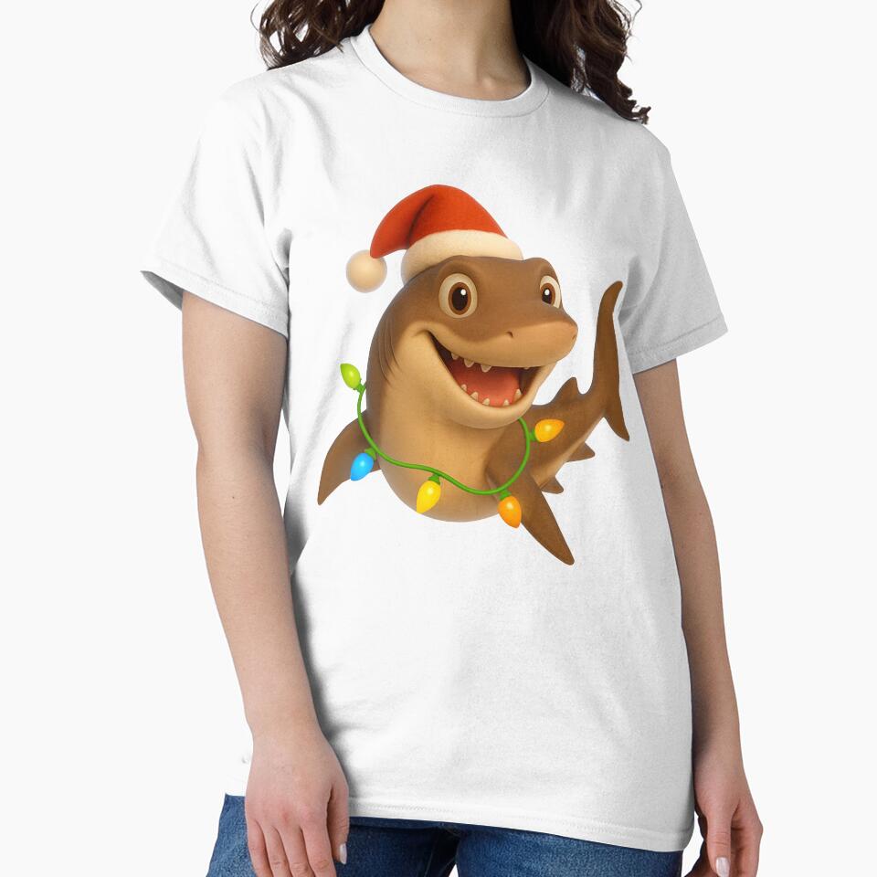 Christmas Galapagos Shark by Sillytoe