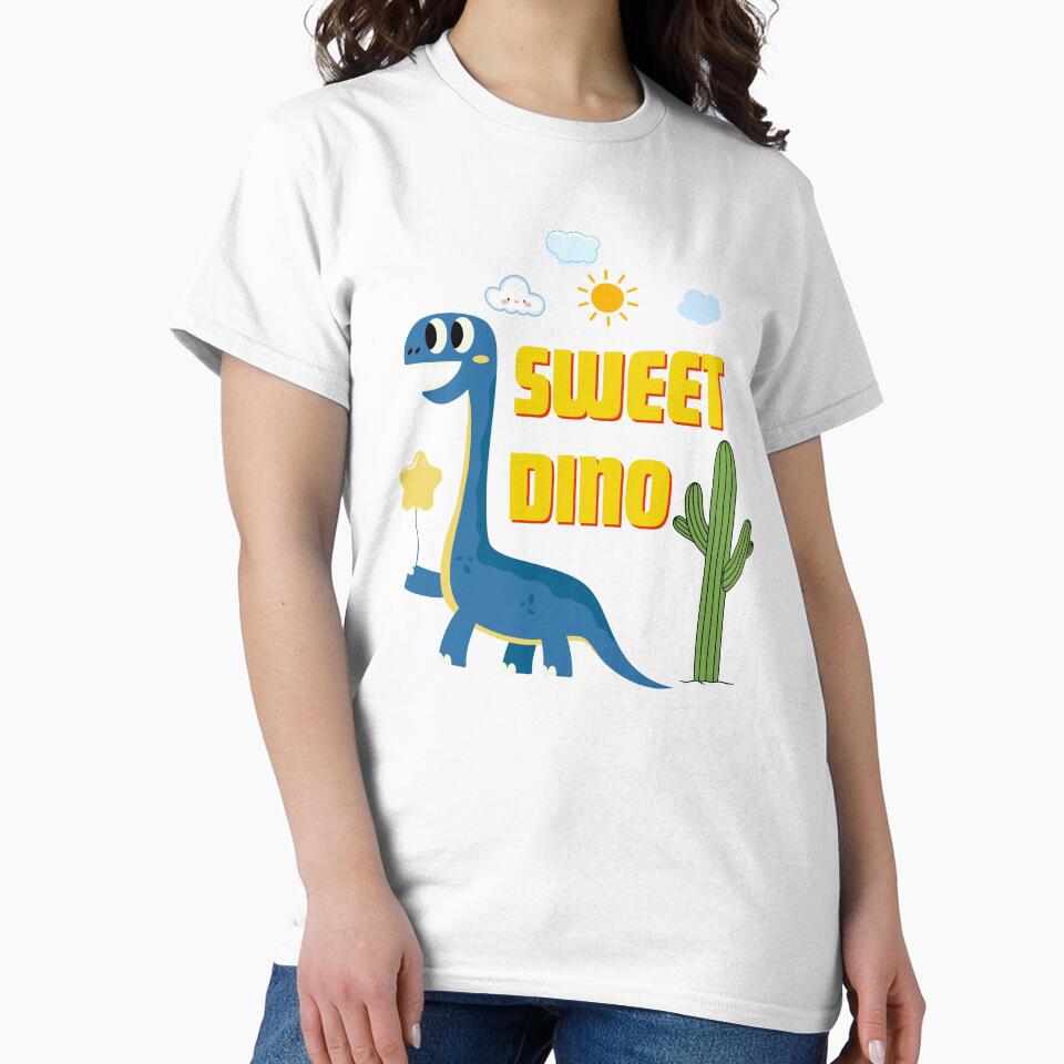 Dinosaur Walking with a Star – Carefree and Playful by j-2k