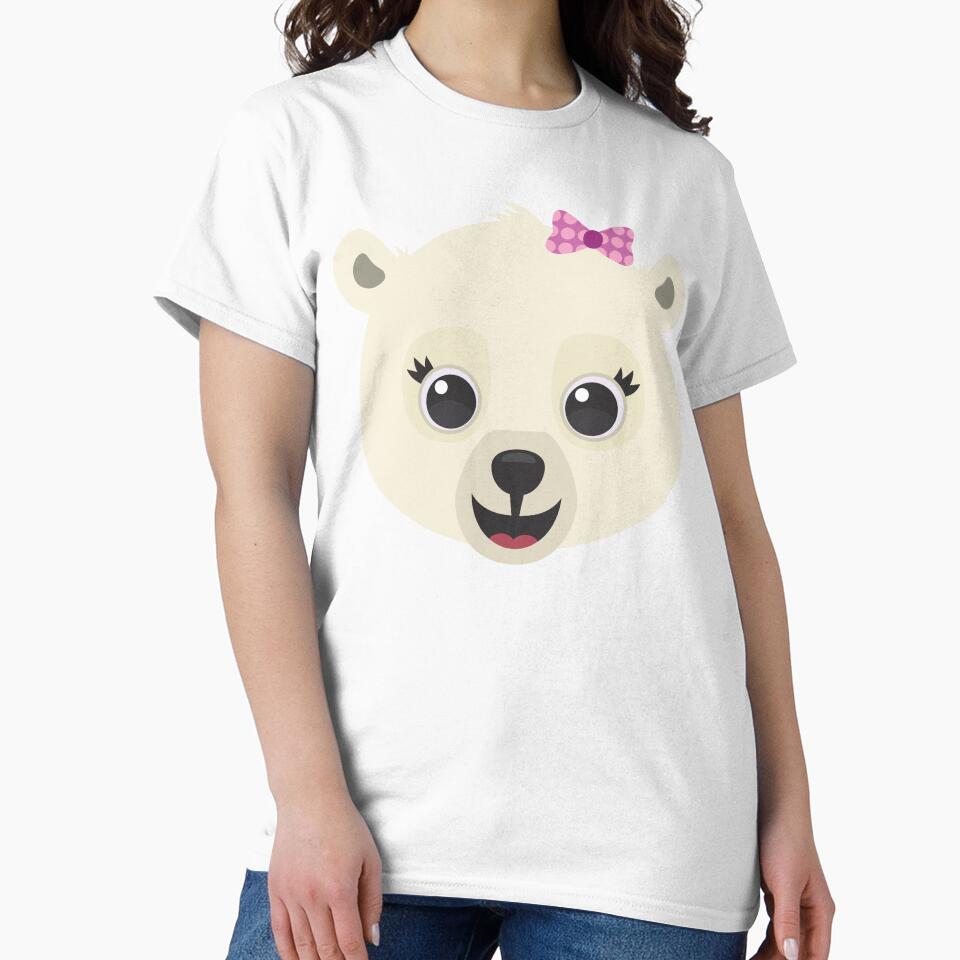 Cute Baby Polar Bear Girl by Captain Creative