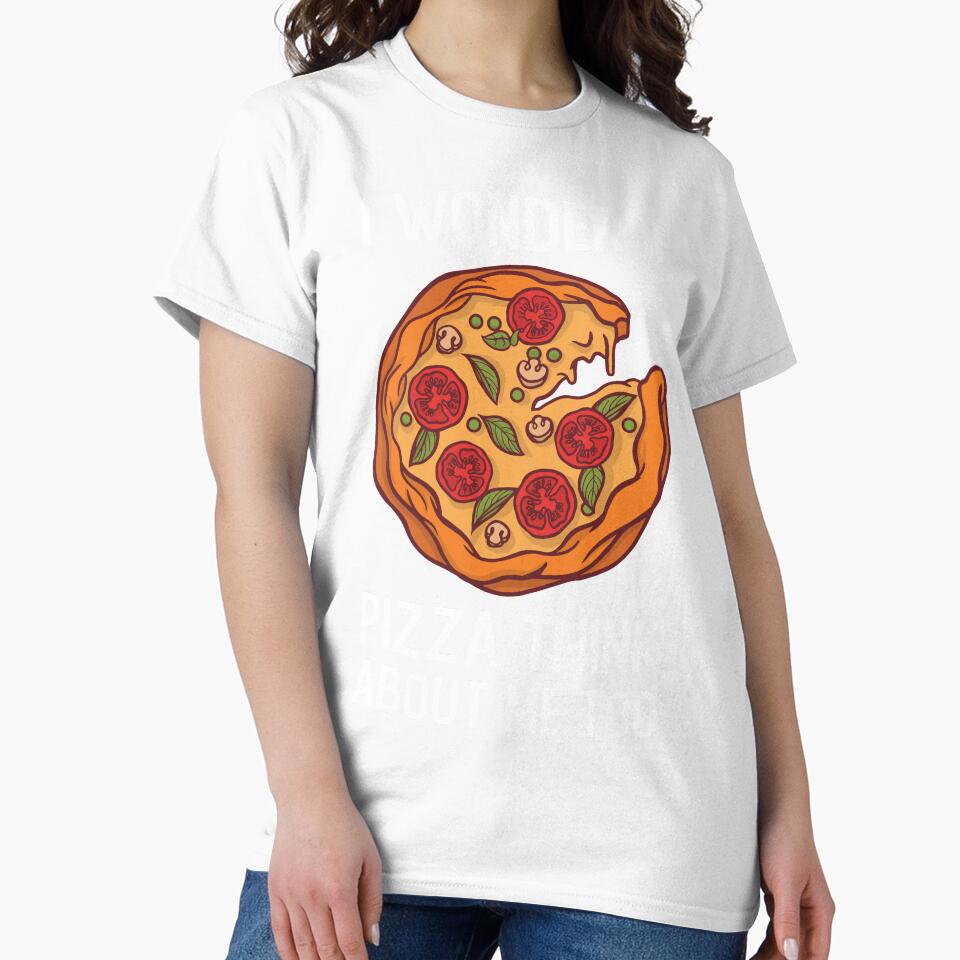 I Wonder If Pizza Think About Me To by OnepixArt