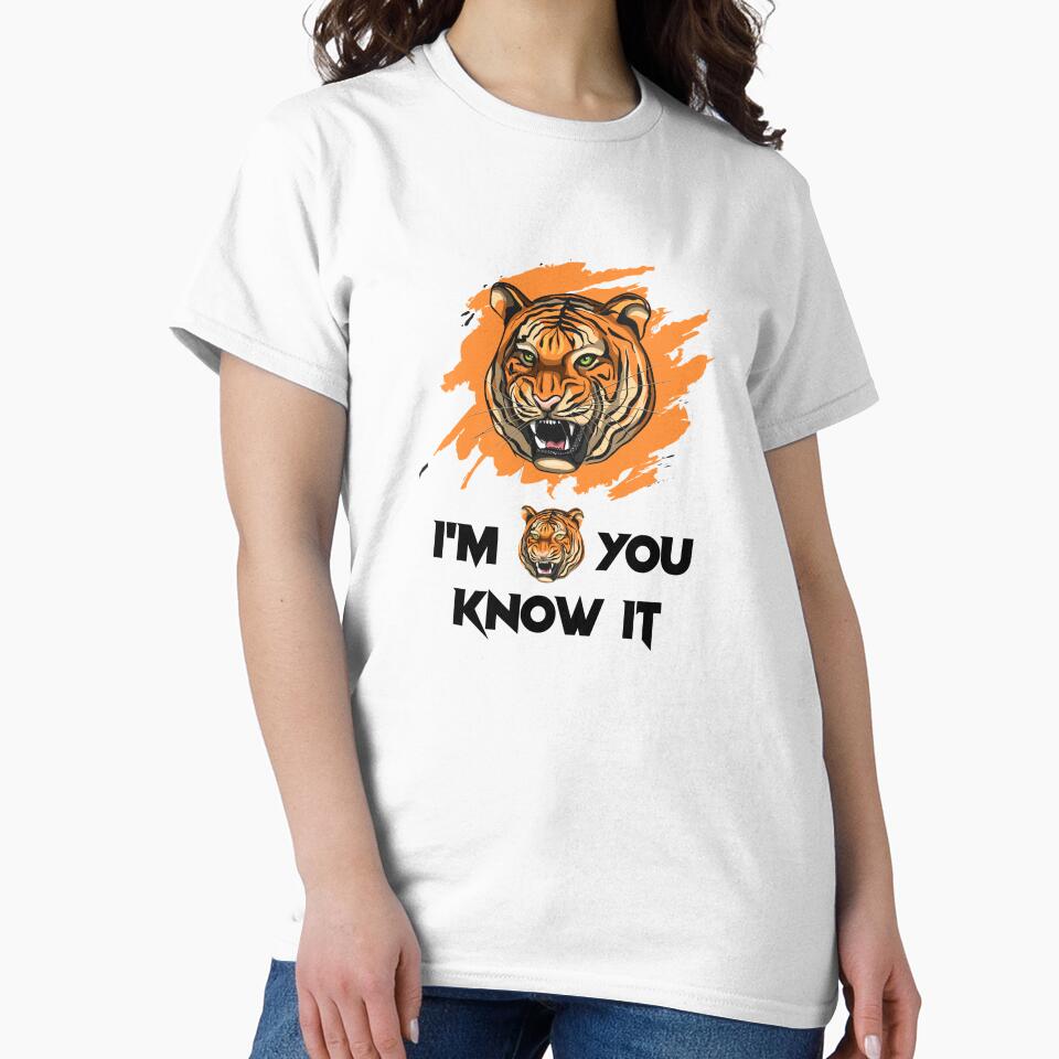 T-shirt à tête de tigre by larbi01