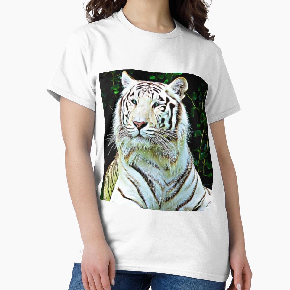 White tiger by Sneshka