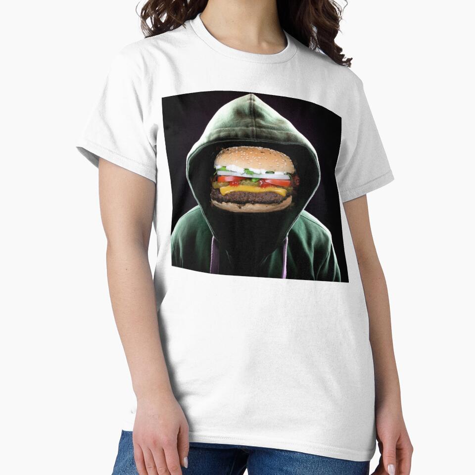 Burger Face by Surreallytee