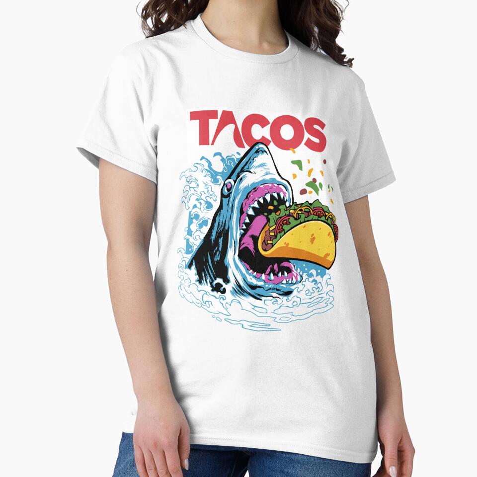 Taco Shark | Taco Tuesday Cinco De Mayo Foodie Gift by EndeConcept