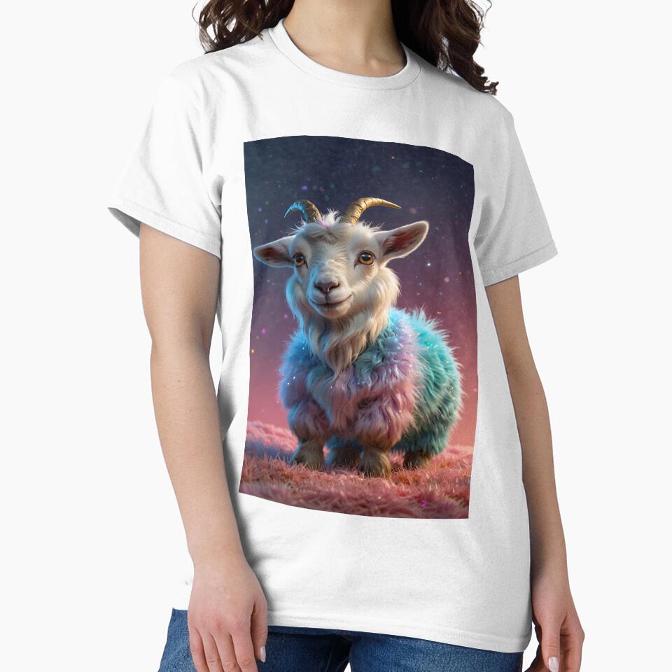 Small Adorable Goat by Enchanting Art Vista