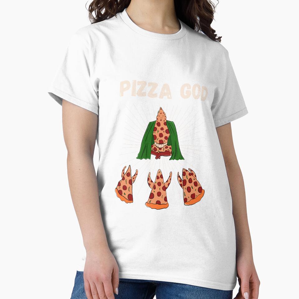 illustration god of pizza for pizza lovers by Matheus2001