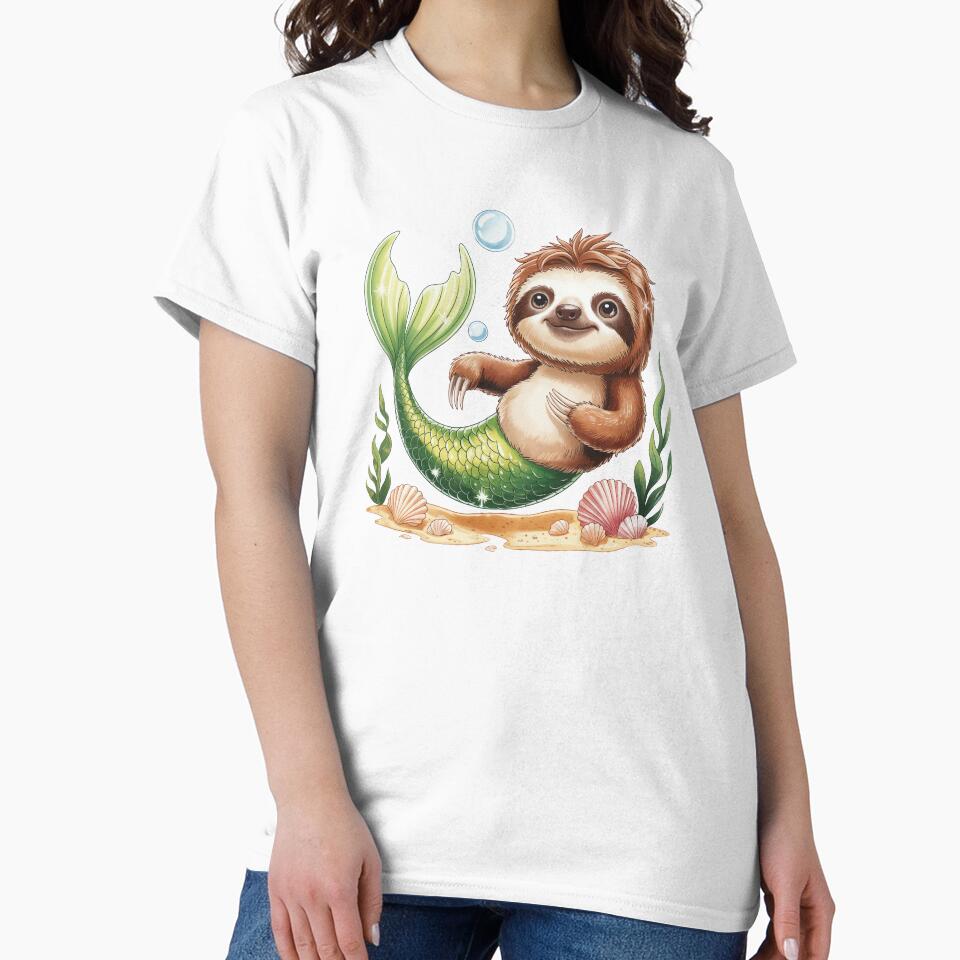 Sloth Mermaid by jkrphoto
