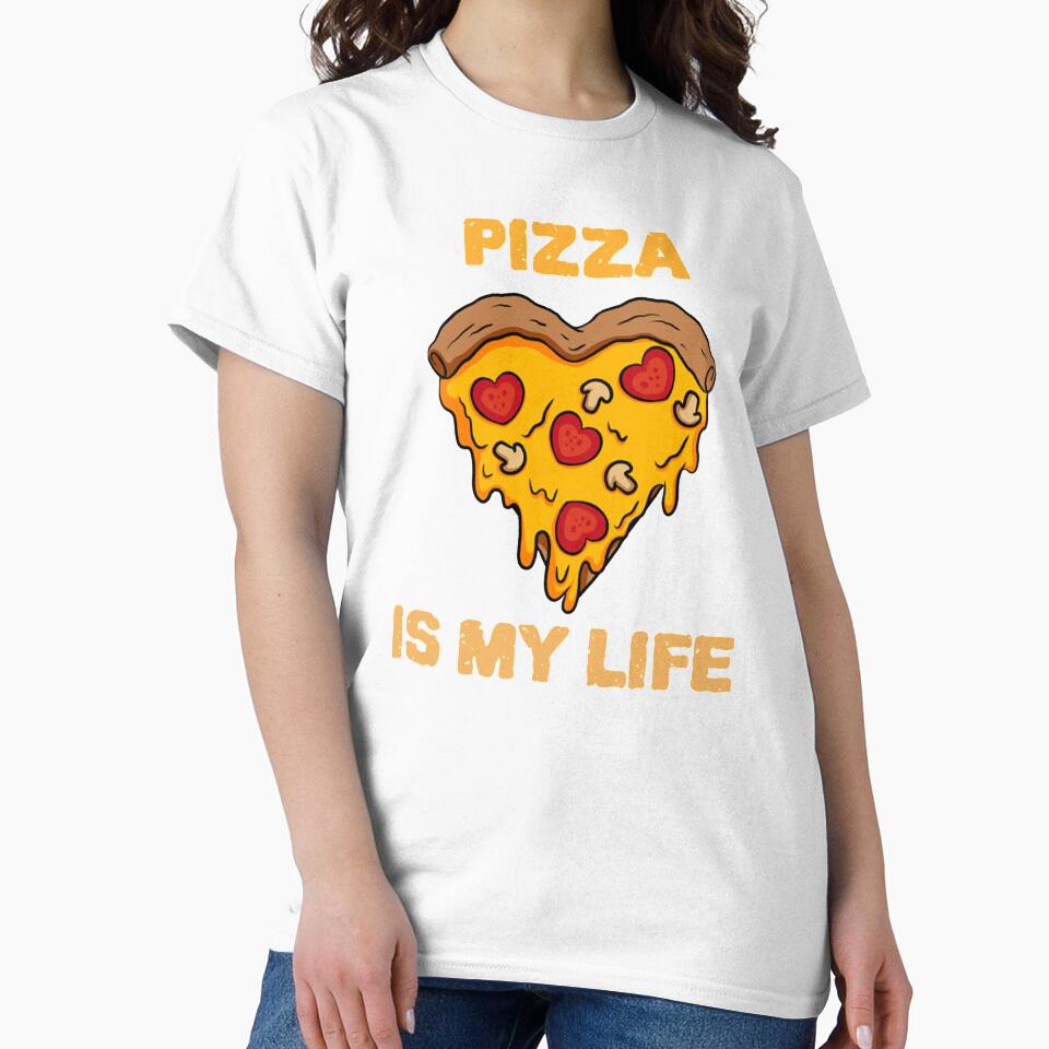 Pizza Is My Life (Heart) by SacredsDesigns