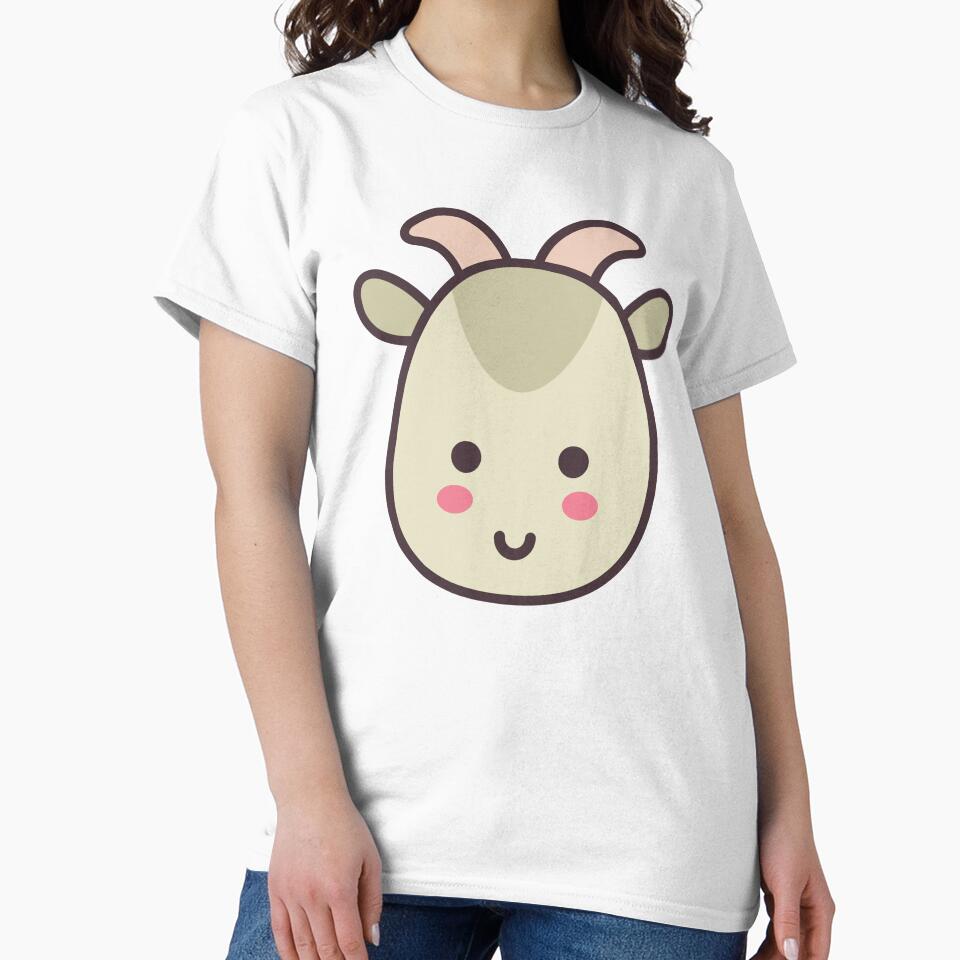 Kawaii Goat Adorable Farm Animal Design by missbobbit