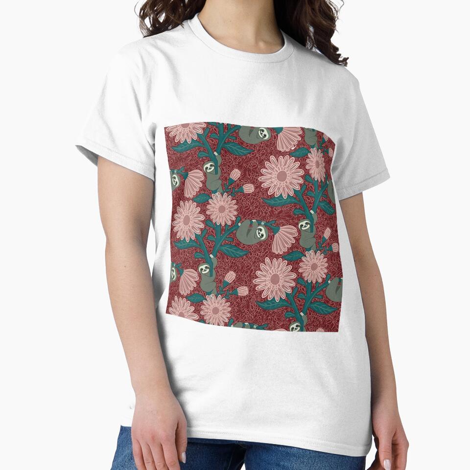 Sloth On Flower by VickyCloset