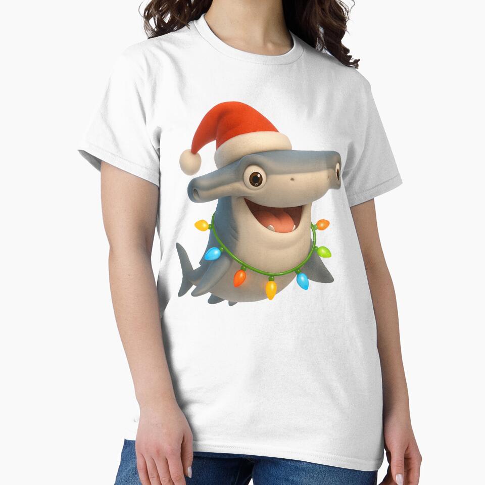 Christmas Hammerhead Shark by Sillytoe