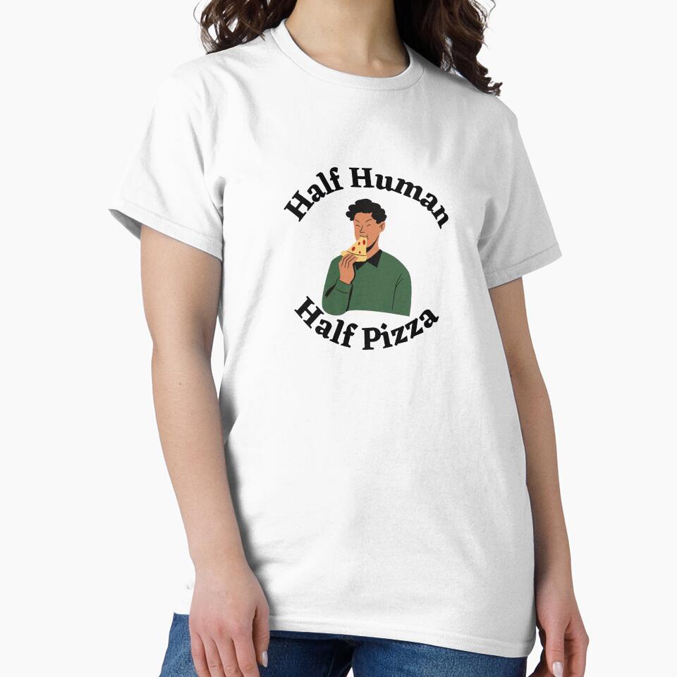 Half Human Half Pizza Man by tiredandbored