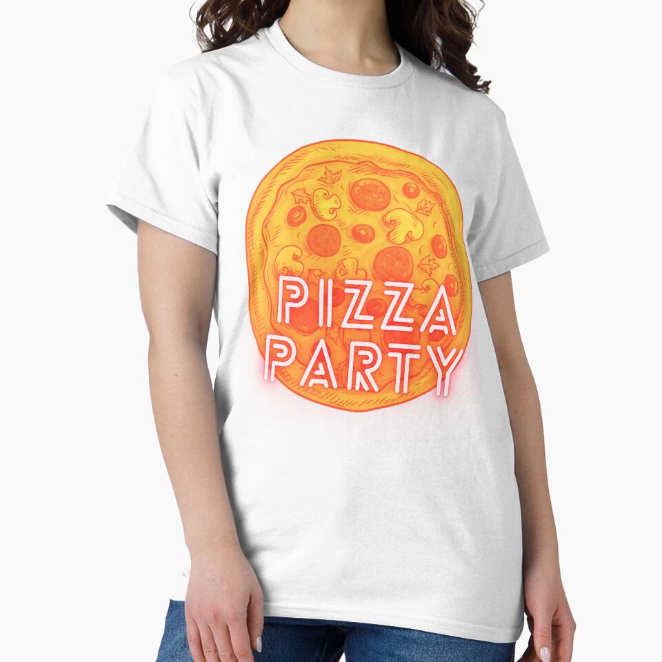 Pizza Party Shirt, Pizza Lovers by Impulsshop