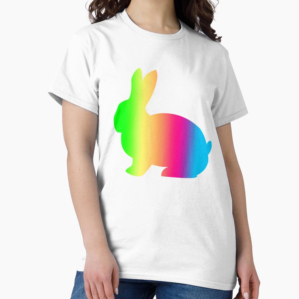 rabbit animal color art gift for farmer by alaechamlal