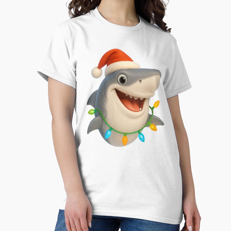 Christmas Great White Shark by Sillytoe