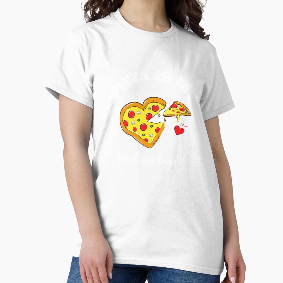 Pizza Is My Valentine awsome desgin Heart Cute by KLINESTORE