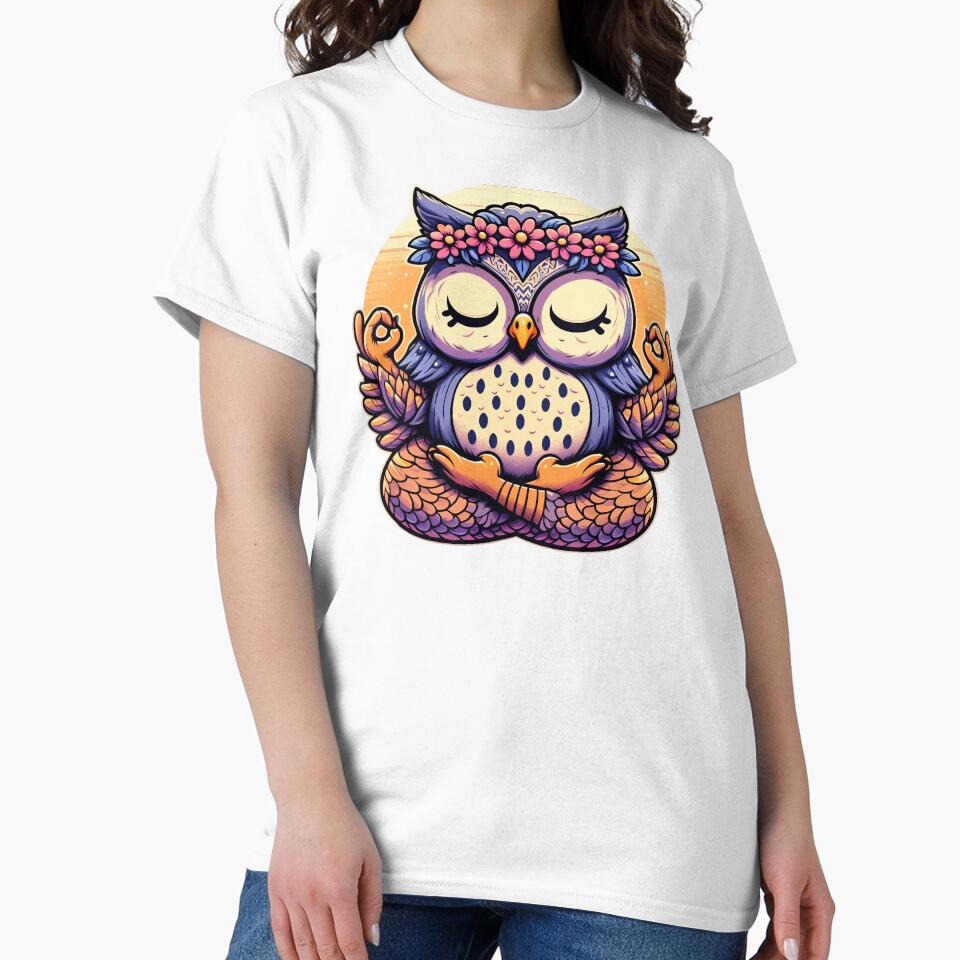 Owl Yoga by Designowner