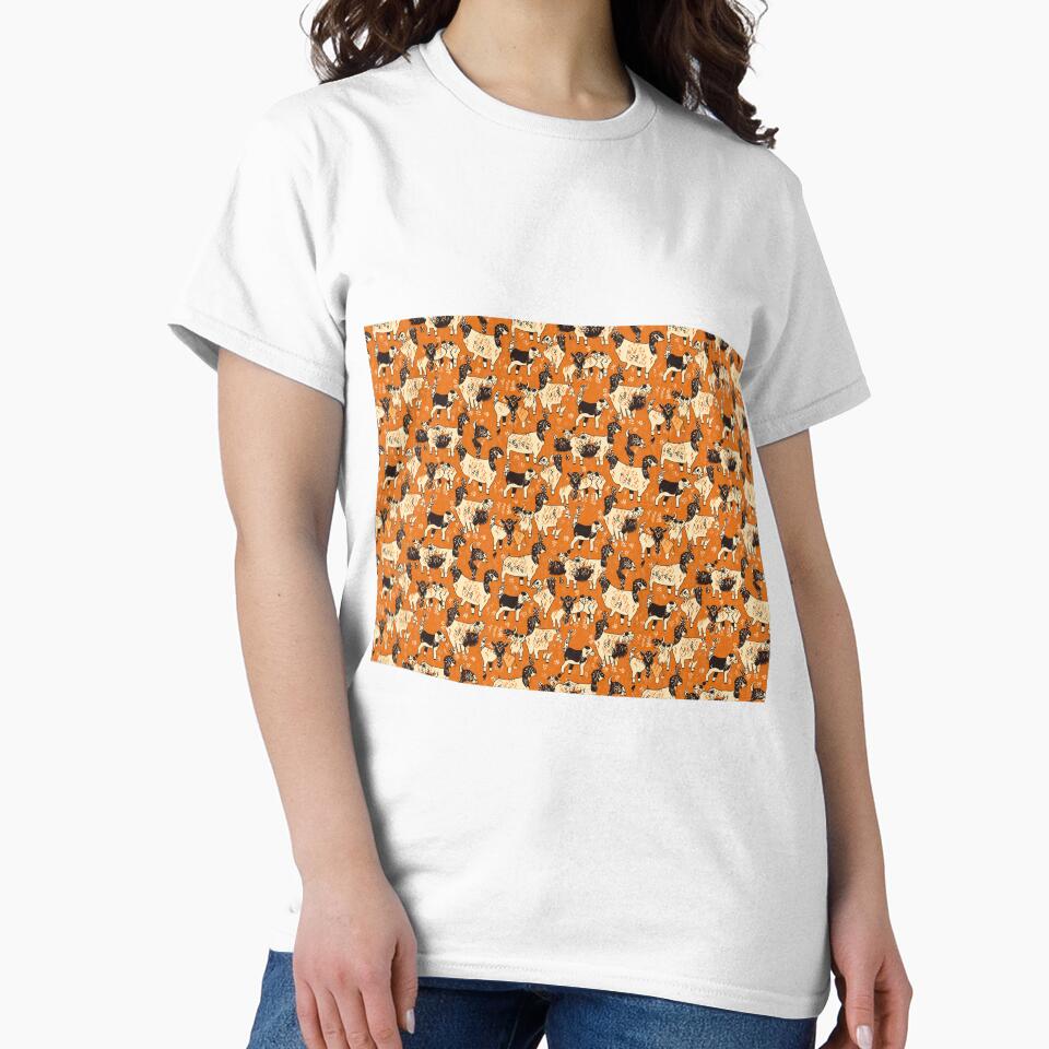 Adorable Pygmy Goat Pattern | Vintage Inspired by Retro-ArtDeco