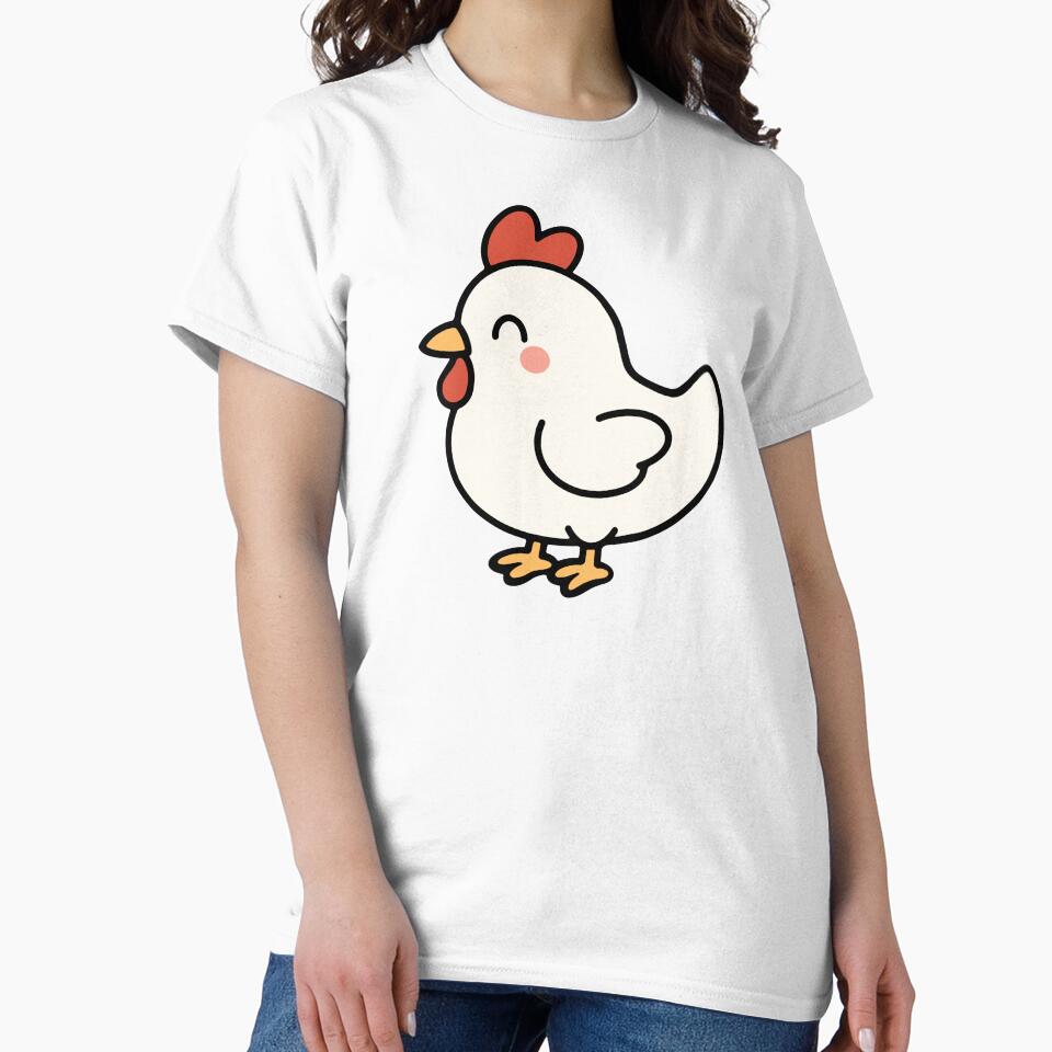 Happy Cartoon Chicken by WildlifeDoodle