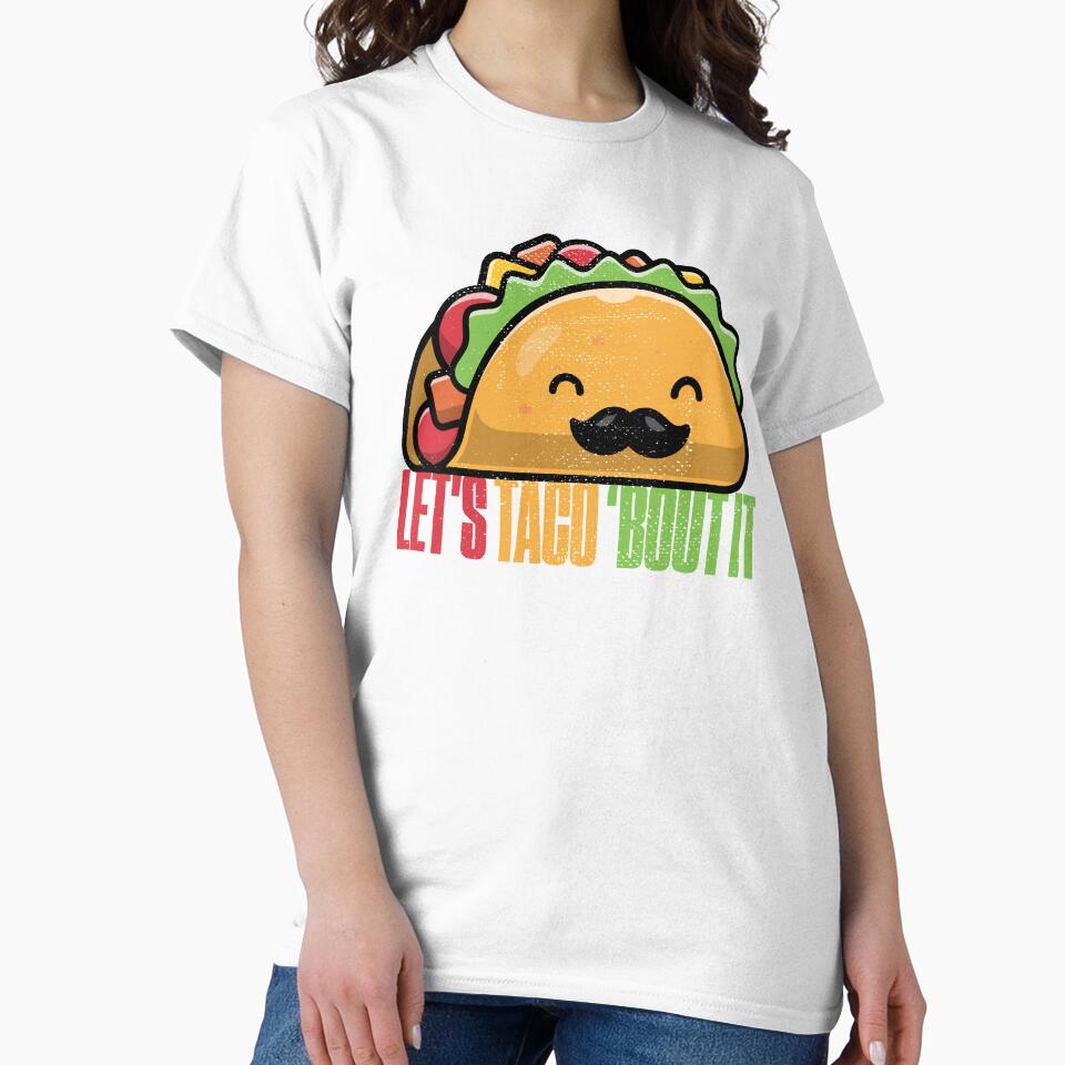 Let's Taco 'Bout It Love Tacos Funny by artworkbyrihen