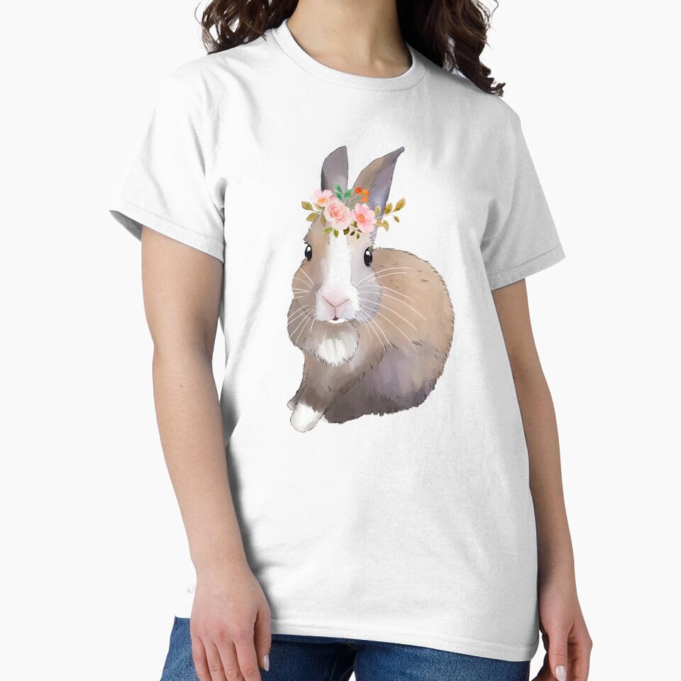 Baby Rabbit Flower Head _ Bunniesmee by bunniesmee