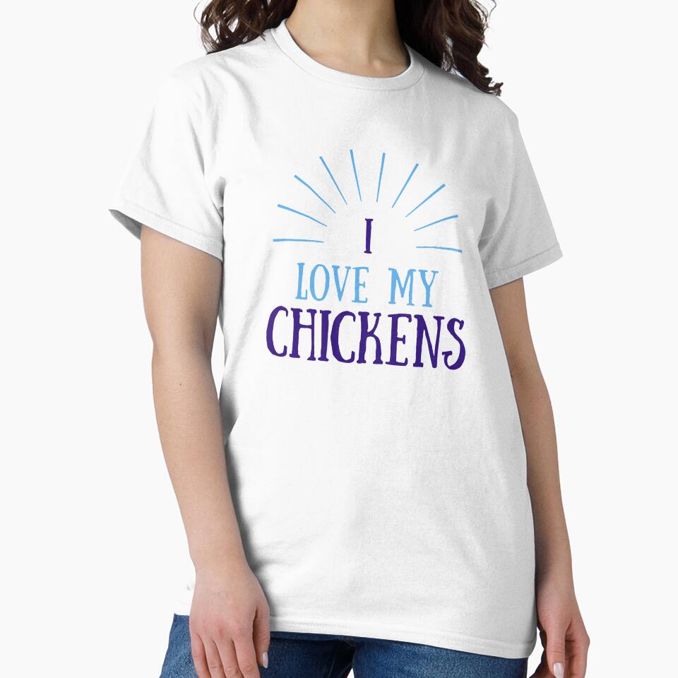 I Love My Chickens Winter Edition by Cluckin' Mad