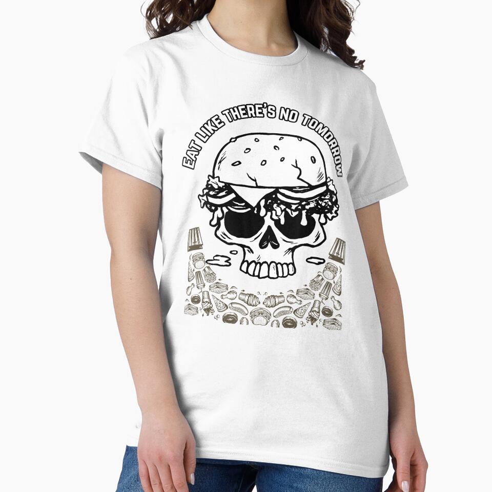 eating burger by darkthings design