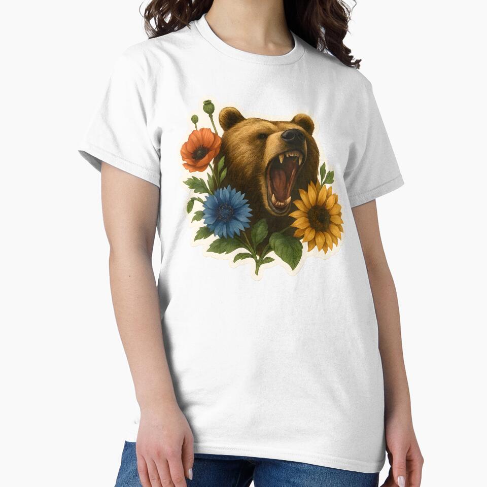 Bear with Flowers by Yomere