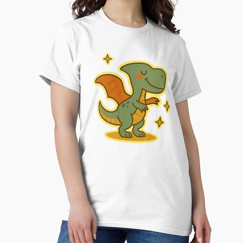 Pterosaurus Glider – Retro Flying Dinosaur Sticker for Kids, Parents & Cosmic Dreamers by Meta Mirage