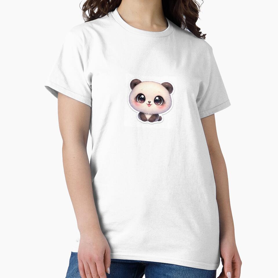Big Head Panda Cute Sticker by VeloraDzyns