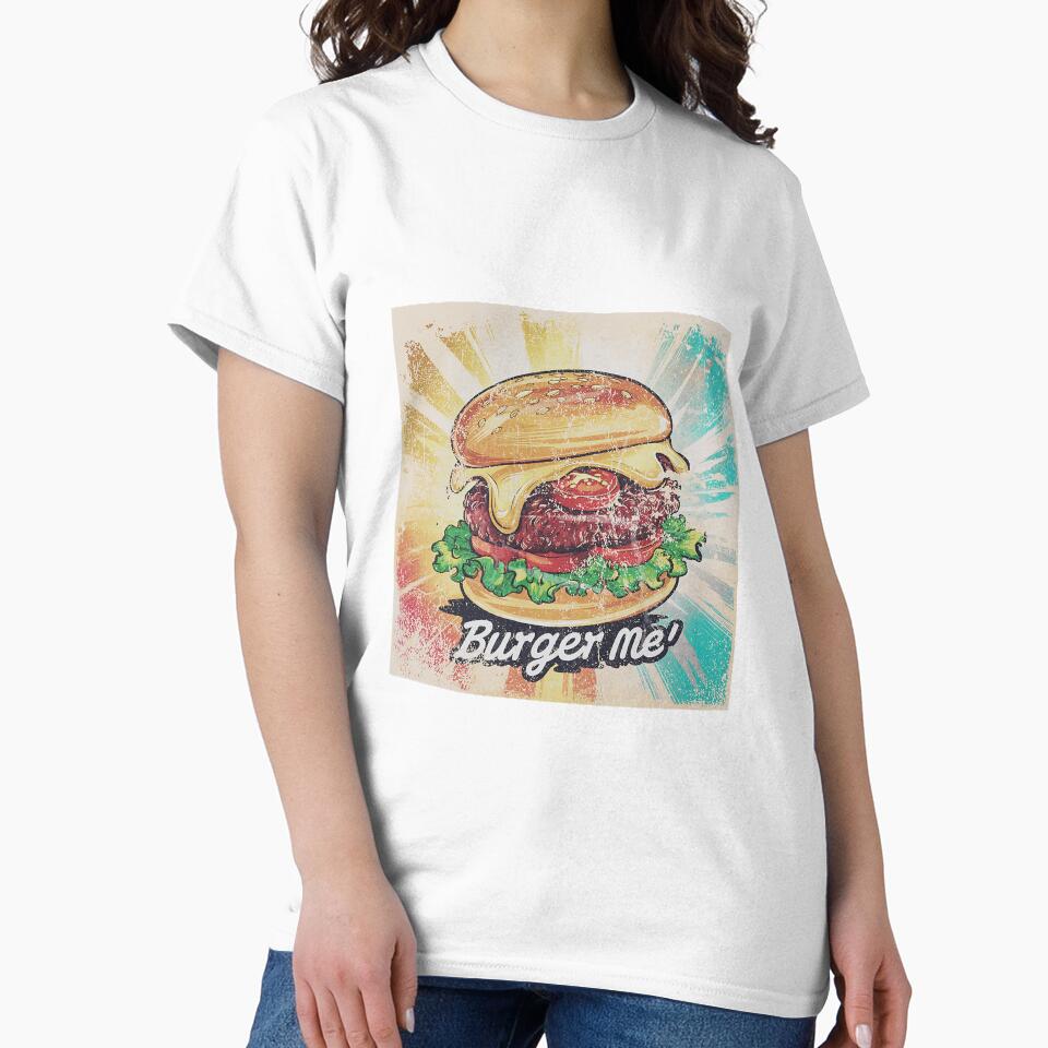 burger me burger day special art with classic vibe by BKSARYLIFE