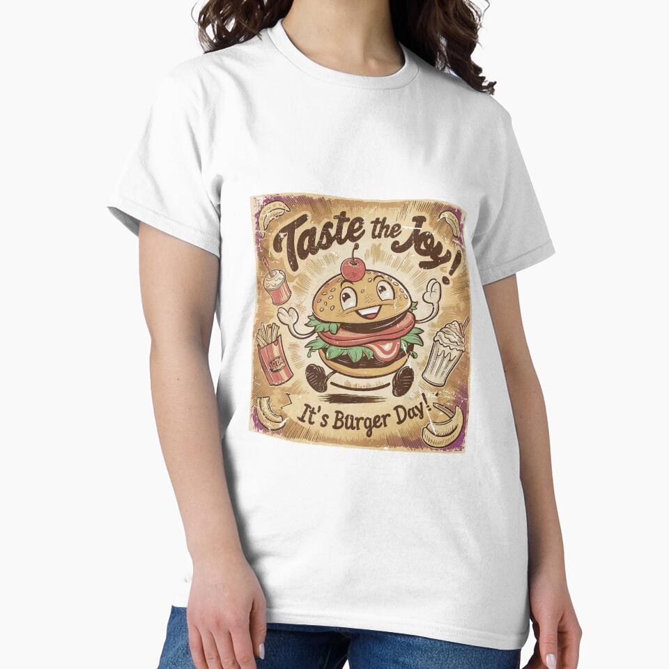 taste the joy burger day art by BKSARYLIFE
