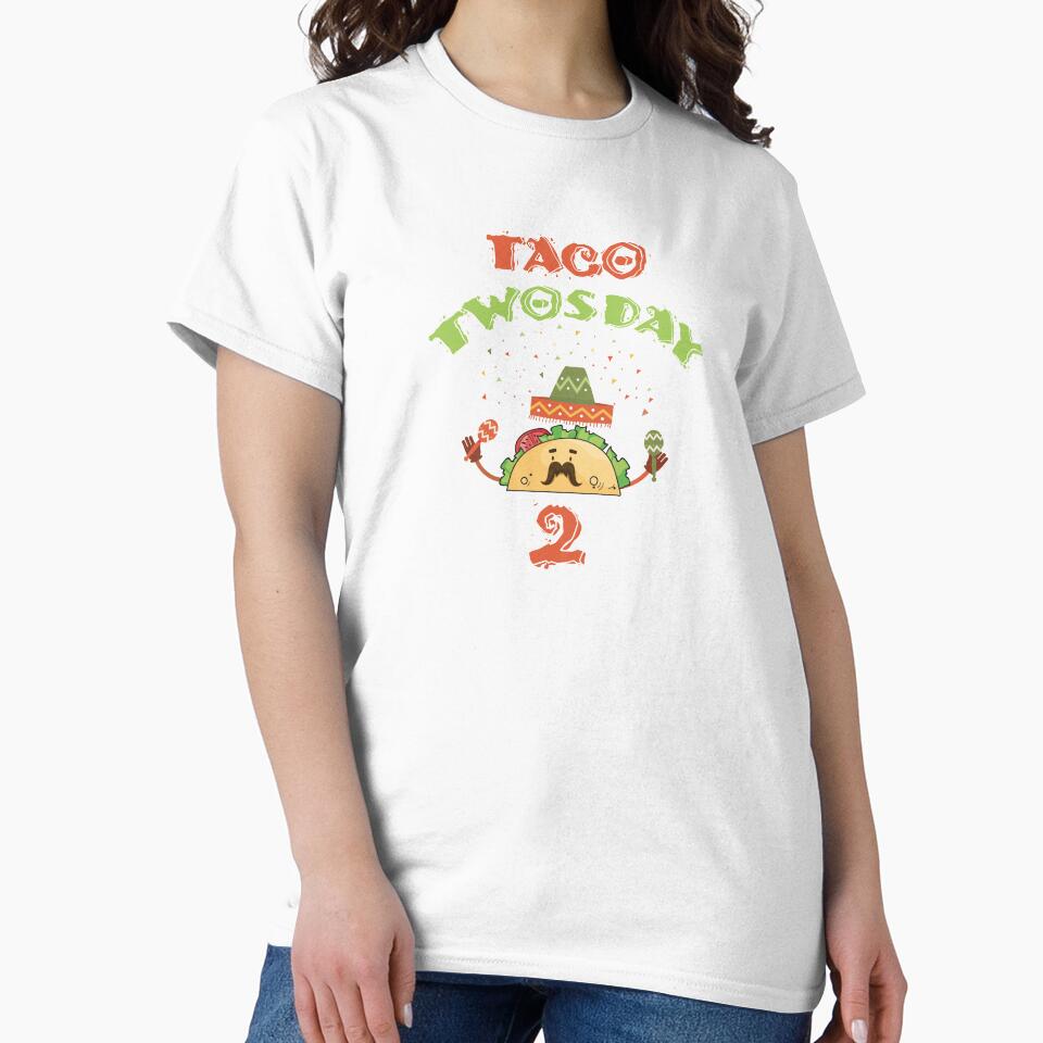 Tacos Taco Twosday 2 Festive Birthday Gift by haselshirt