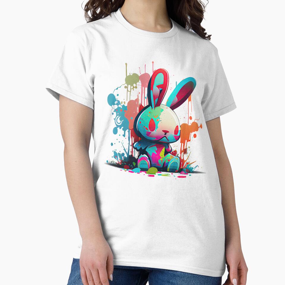 Graffiti powerful Cartoon Rabbit 1 (Eastern 2023) by Earth Celebration Designs