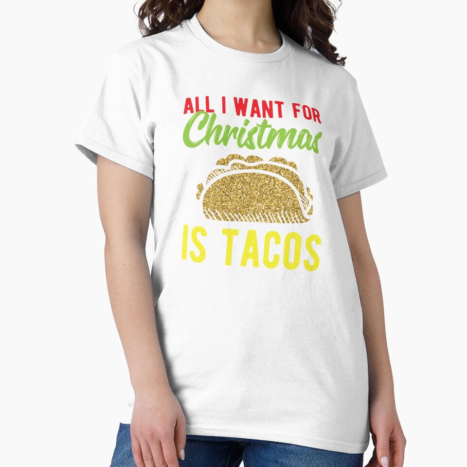 Santa Taco Lover Christmas Xmas Holiday Gift by haselshirt