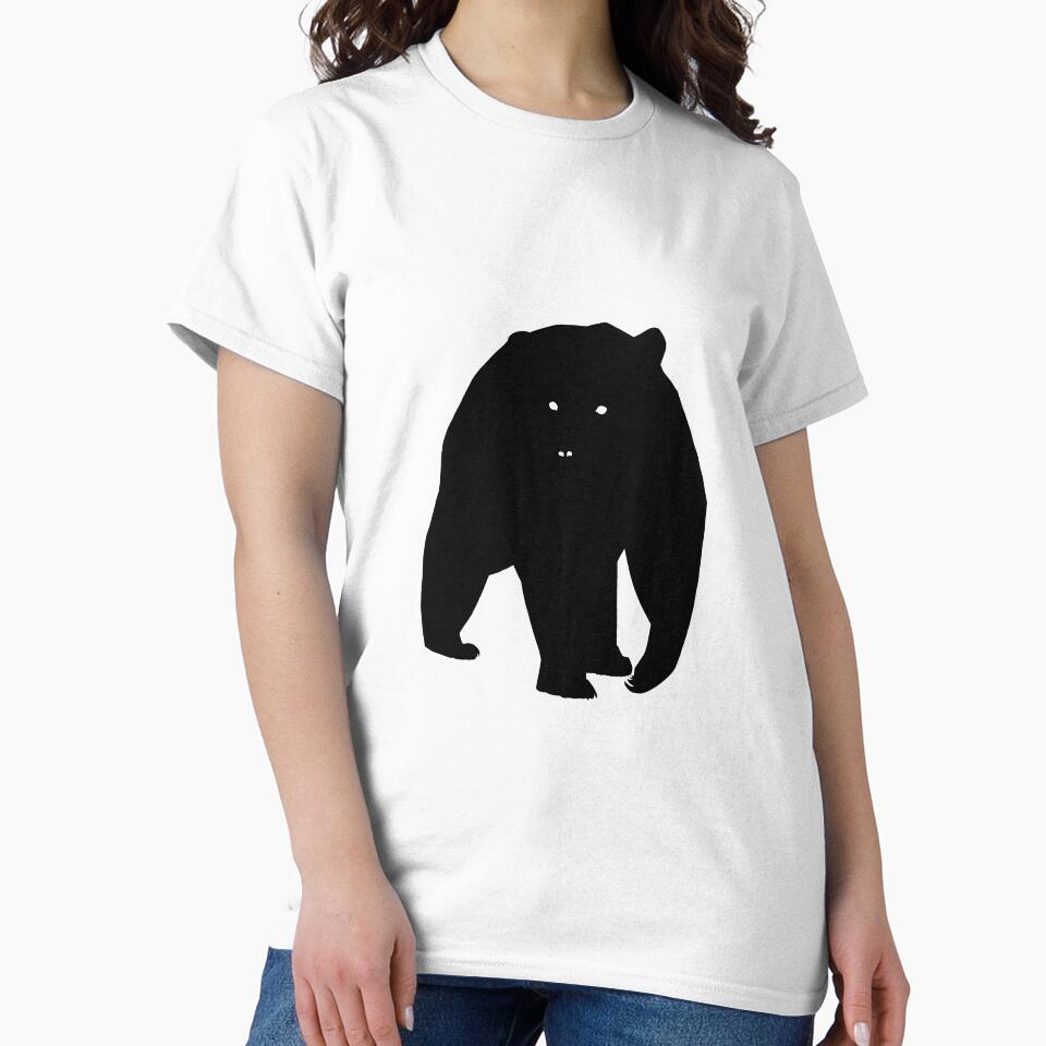 Bear Black Silhouette Pet Animal Cool Style by gin3art